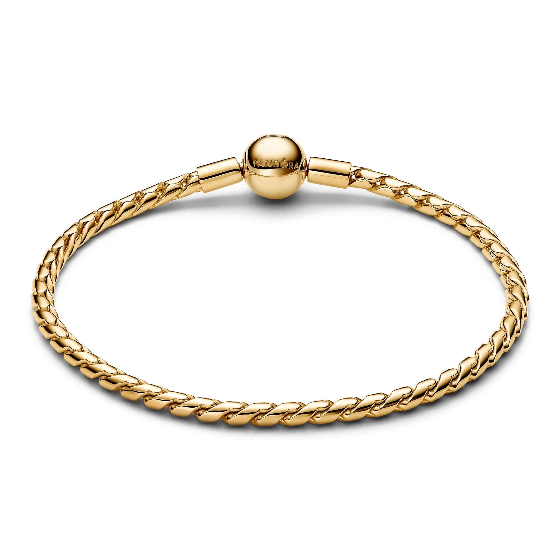 Pandora Round Clasp Wing Chain Bracelet
