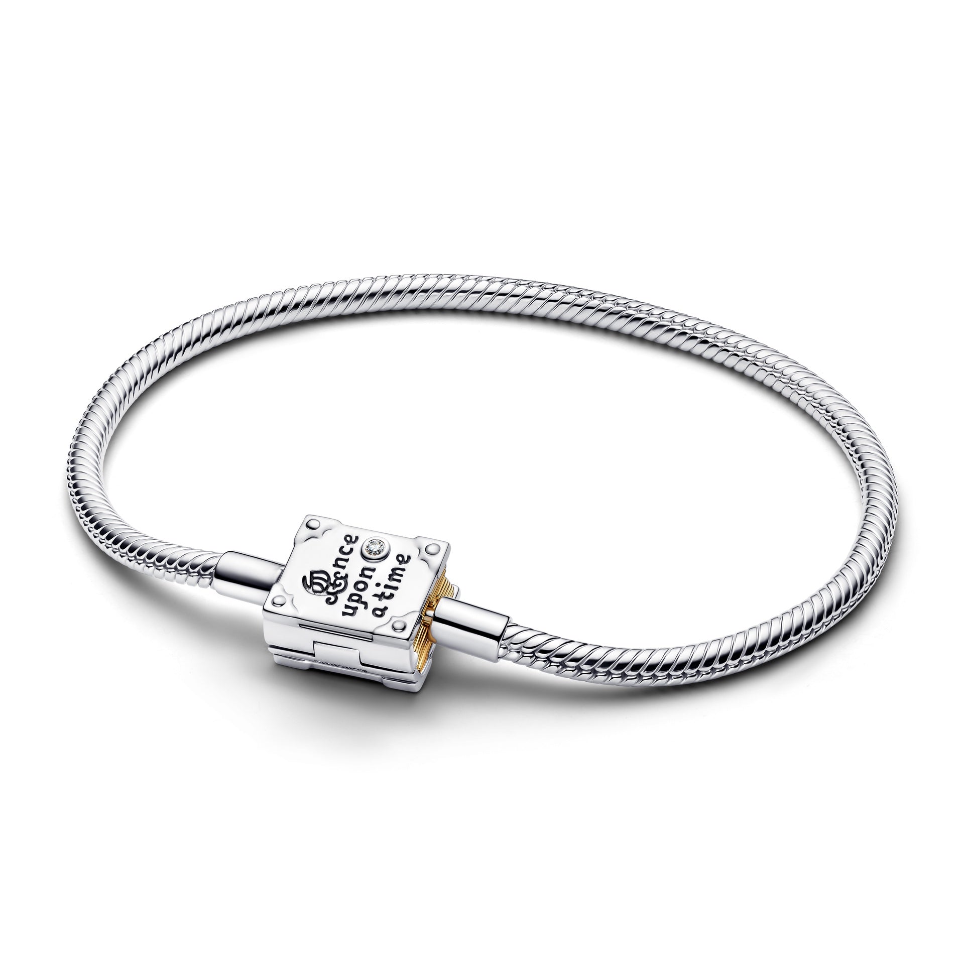 Pandora Disney Princess Storybook Lab-grown Diamond Snake Chain Bracelet