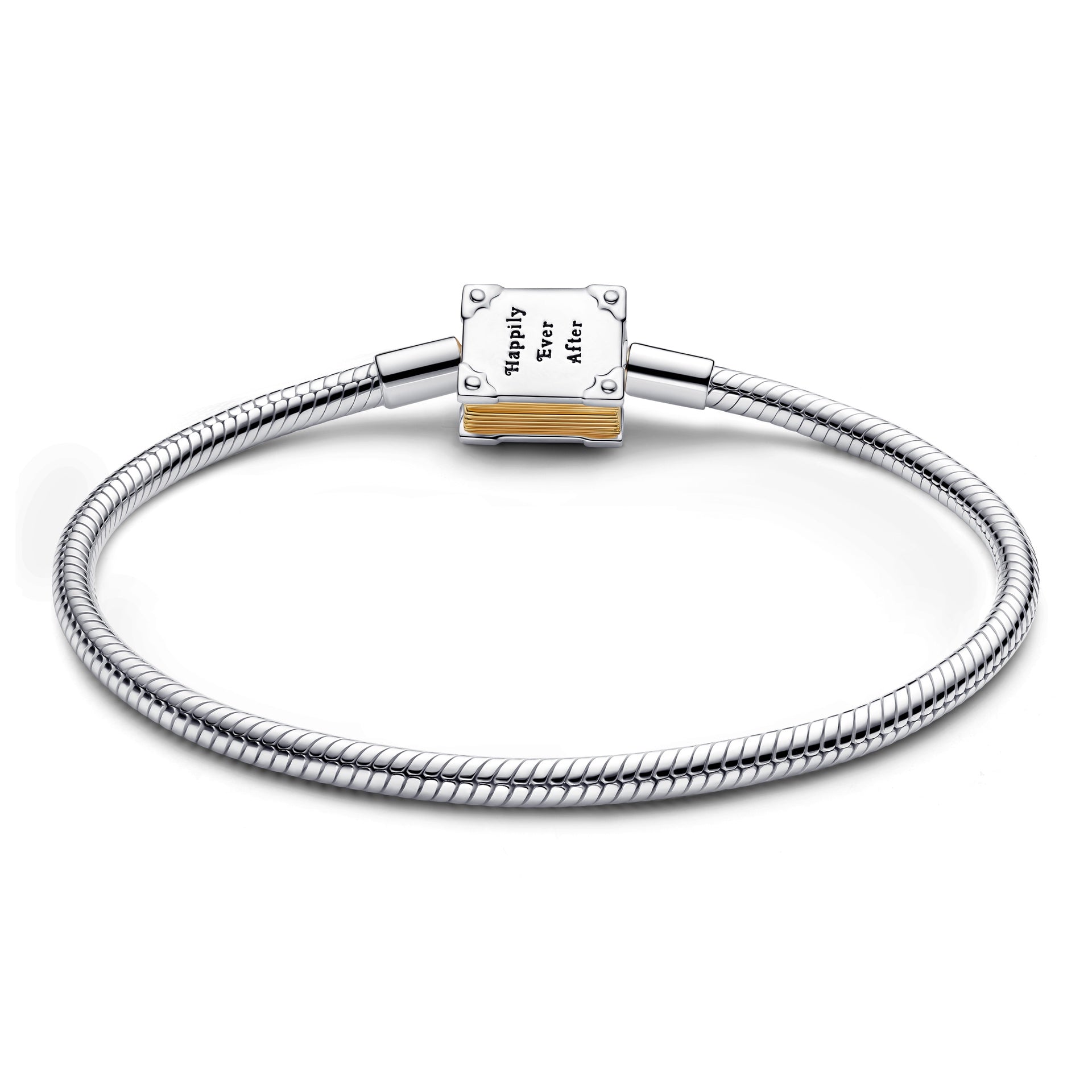 Pandora Disney Princess Storybook Lab-grown Diamond Snake Chain Bracelet