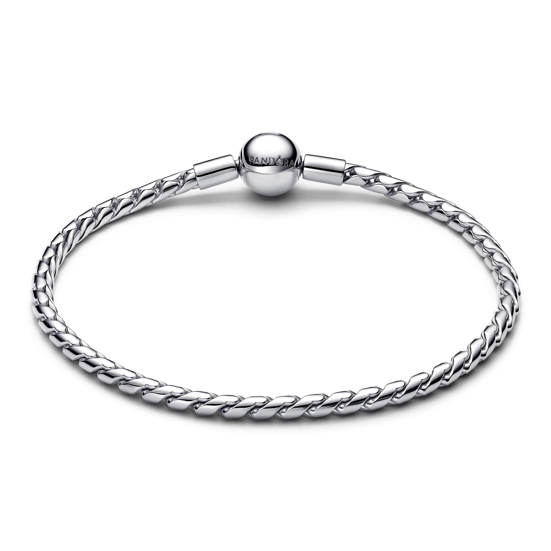Pandora Round Clasp Wing Chain Bracelet