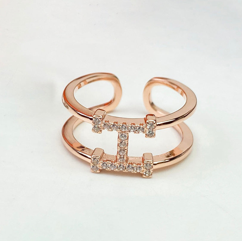 18K Ever Chaine D'ancre H Ring