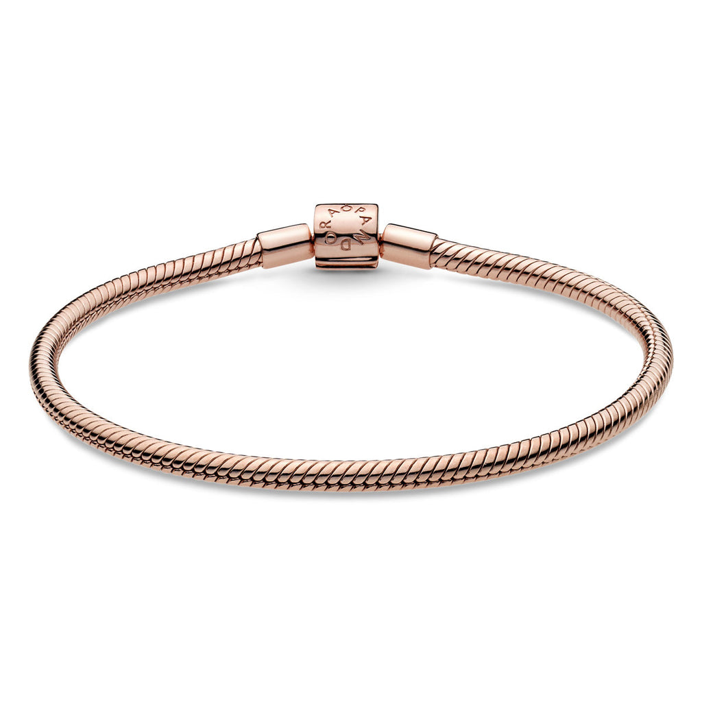 Pandora Moments Barrel Clasp Snake Chain Bracelet