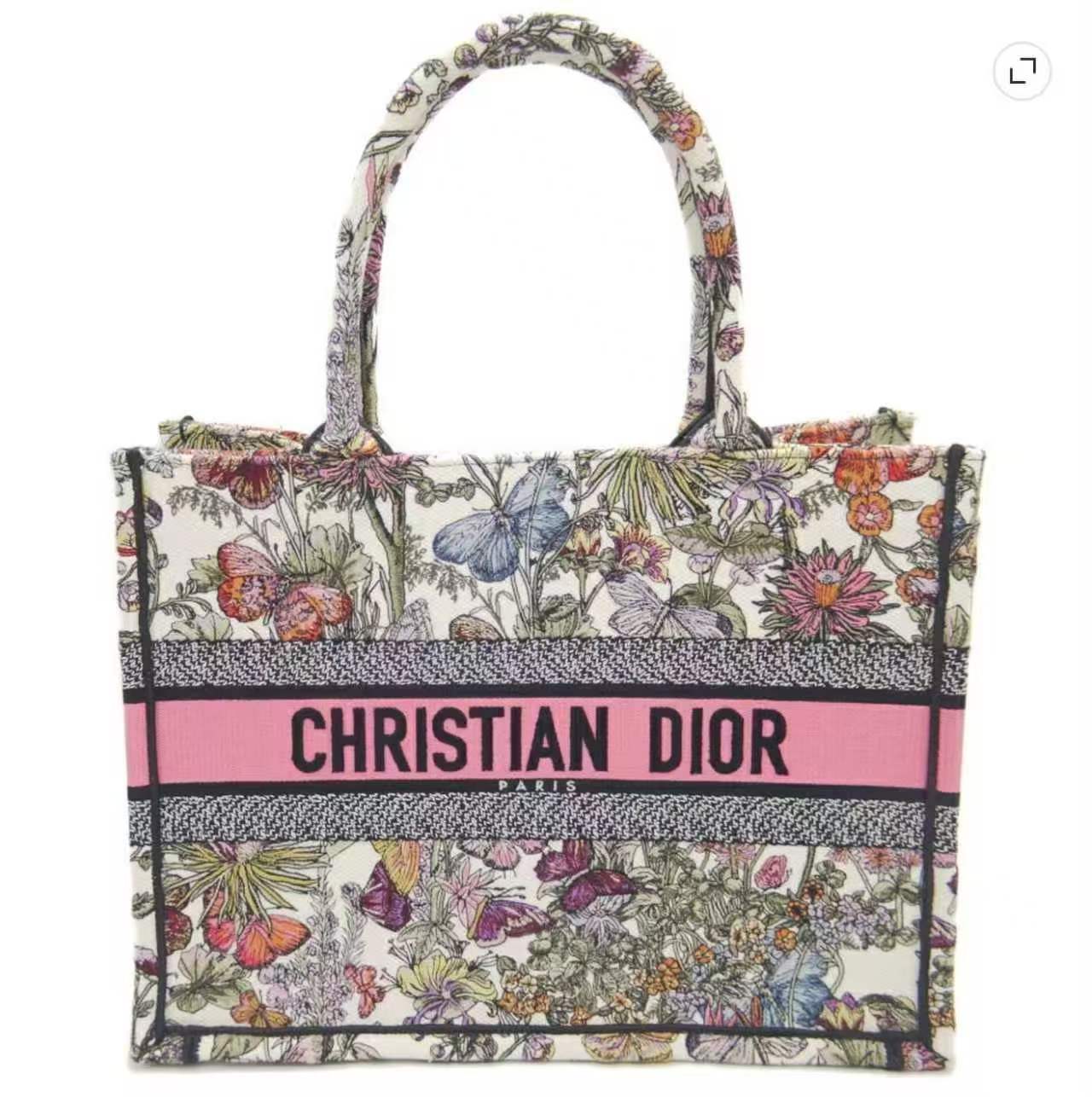 Dior Embroidered Butterfly Bag
