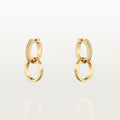 18K Love Pave Diamond Earrings