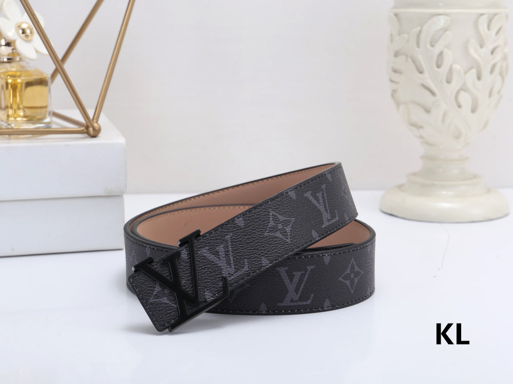 LV initials belt