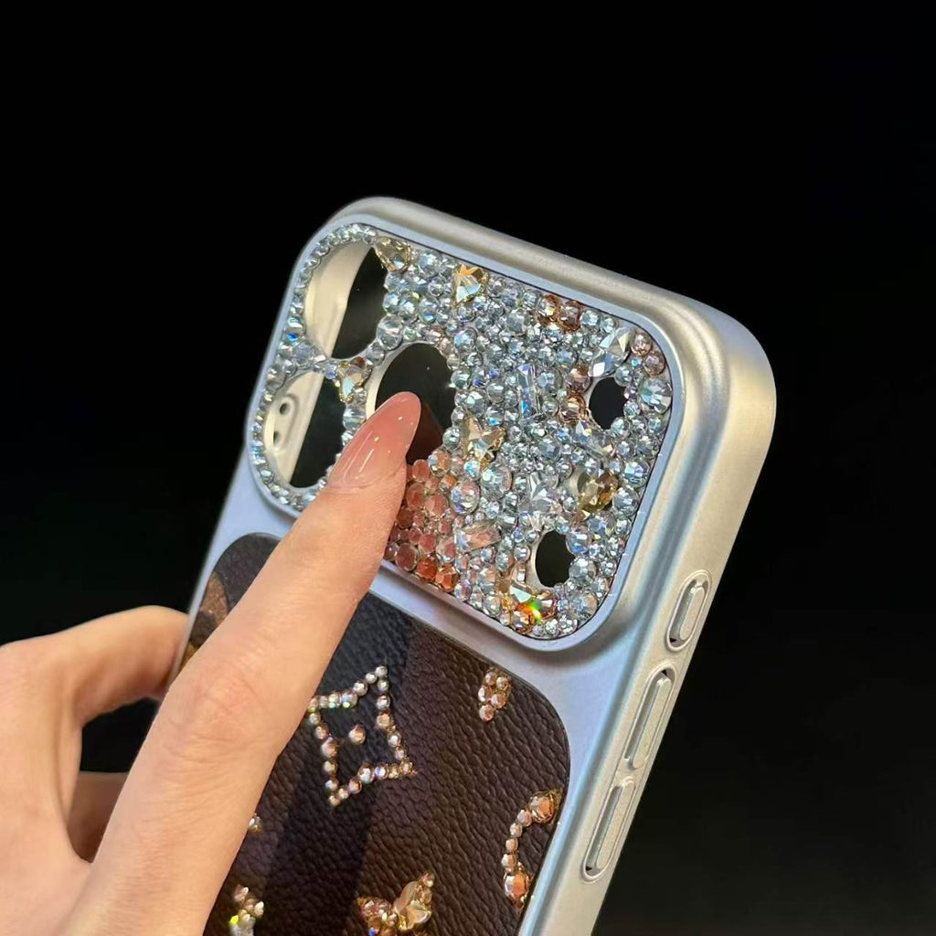 Luxurious, sparkling diamond iPhone phone case-2