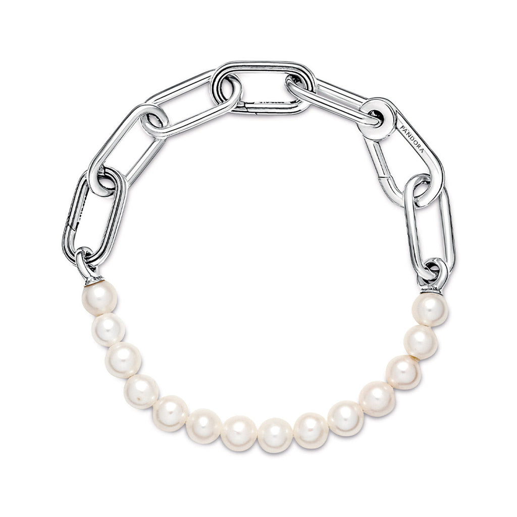 Pandora ME - Freshwater Cultured Pear Link Chain Bracelet