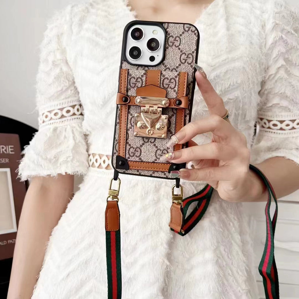 Luxury  Leather card  phone case for iphone