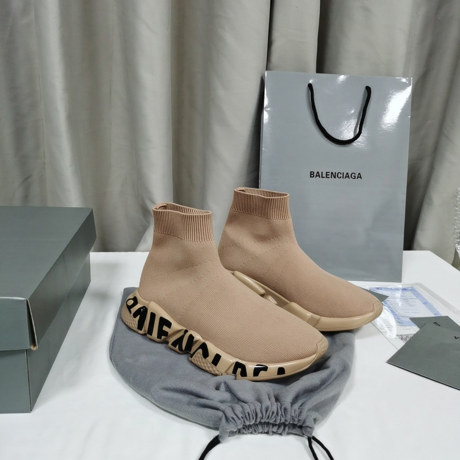 B A L E N C I A G A =SOCKS Sneakers= [5 Colours Available]