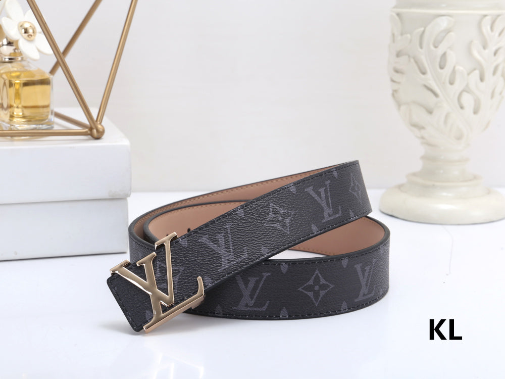 LV initials belt
