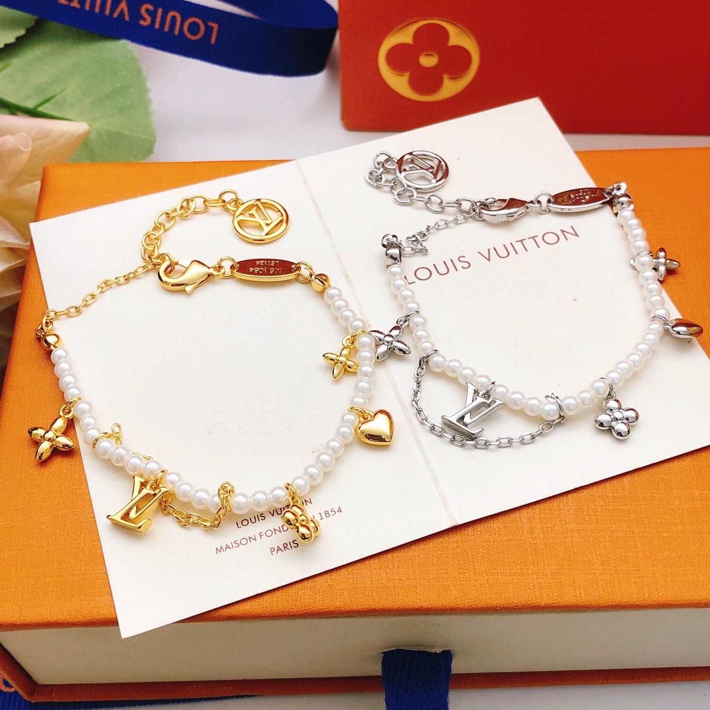 Pearl Heart Bracelet