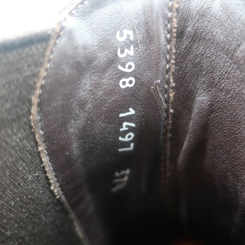 Dolce & Gabbana Wingtip Boots Brown/Gray Leather Size 37.5 Flat Chelsea Boots