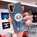 Rhinestone Pearl Ring Case