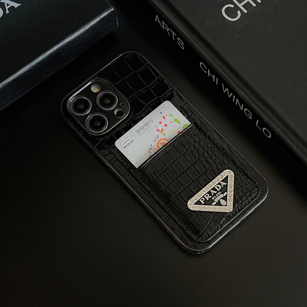 Luxury soft leather phone case for iphone