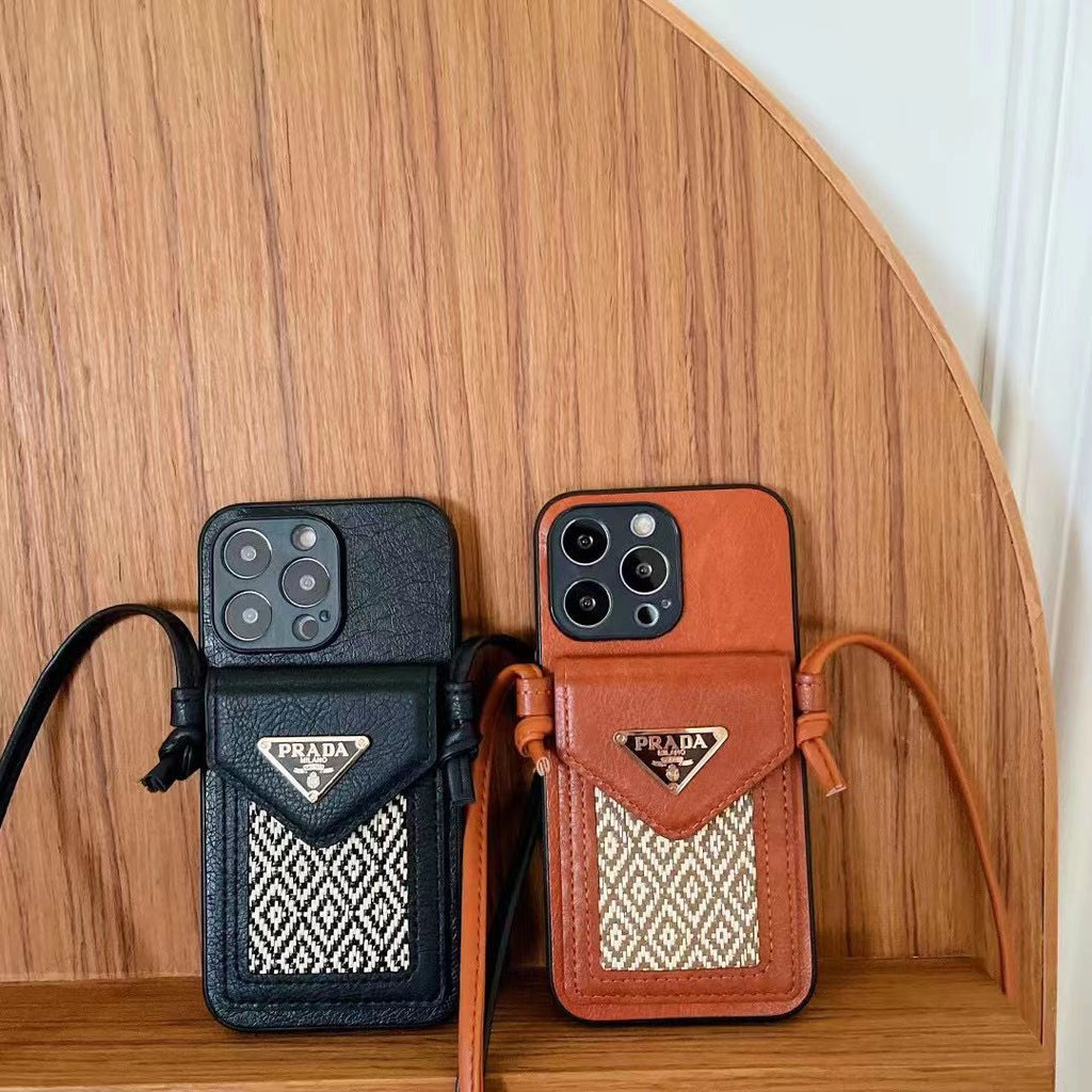 Luxury  Leather card  phone case for iphone