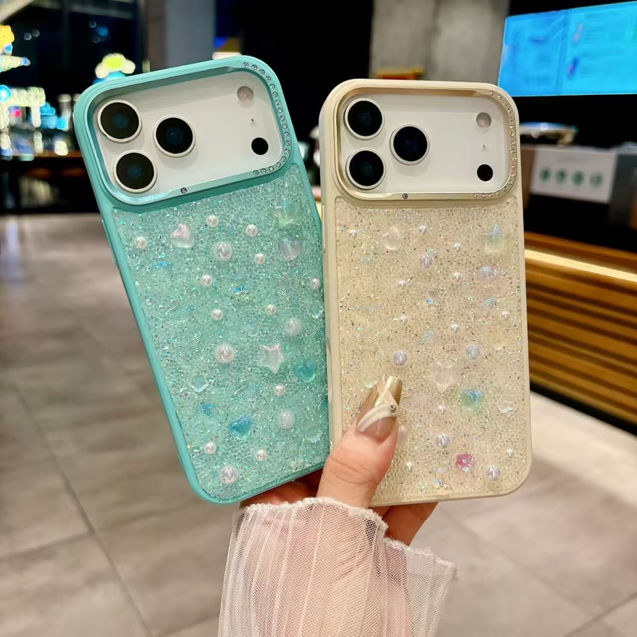 New Stylish, Sparkling Pink Diamond Phone Case for iphone Series and samsugn s25U s26u