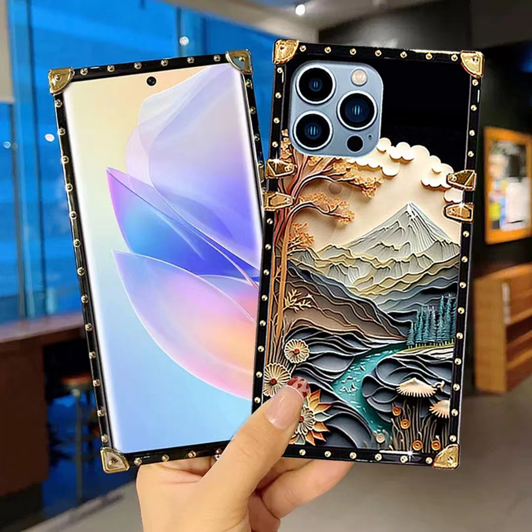 Luxury  Square Phone Case for iPhone