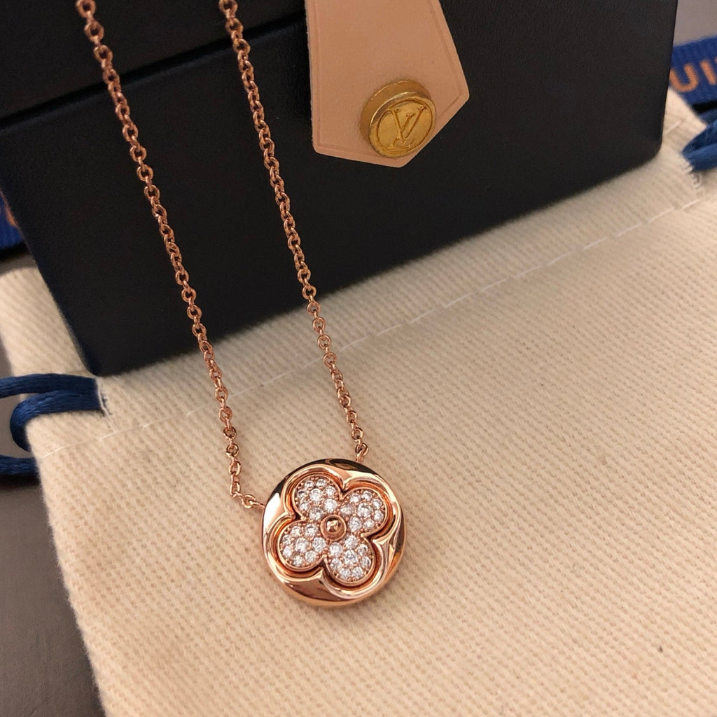 Full-Diamond Four-Leaf Clover Necklace