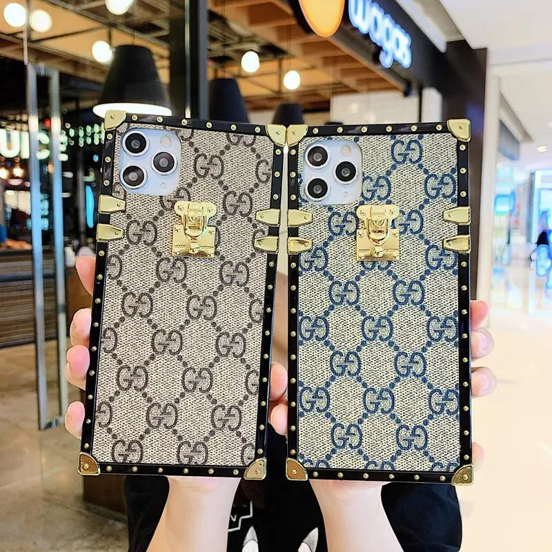 Retro pattern leather phone case for iphone