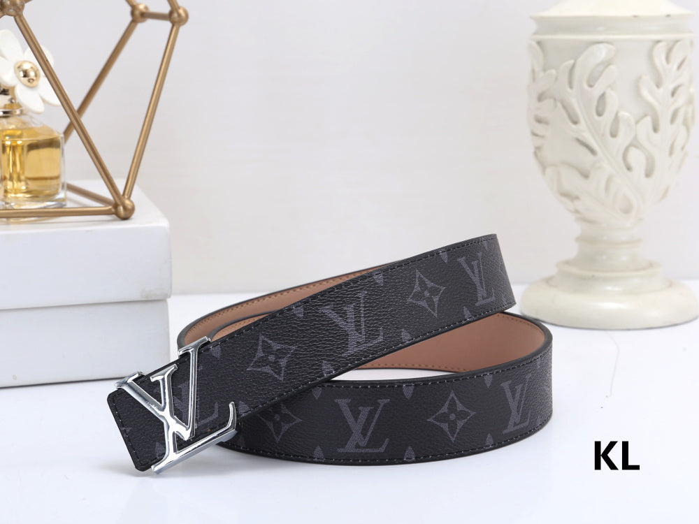 LV initials belt