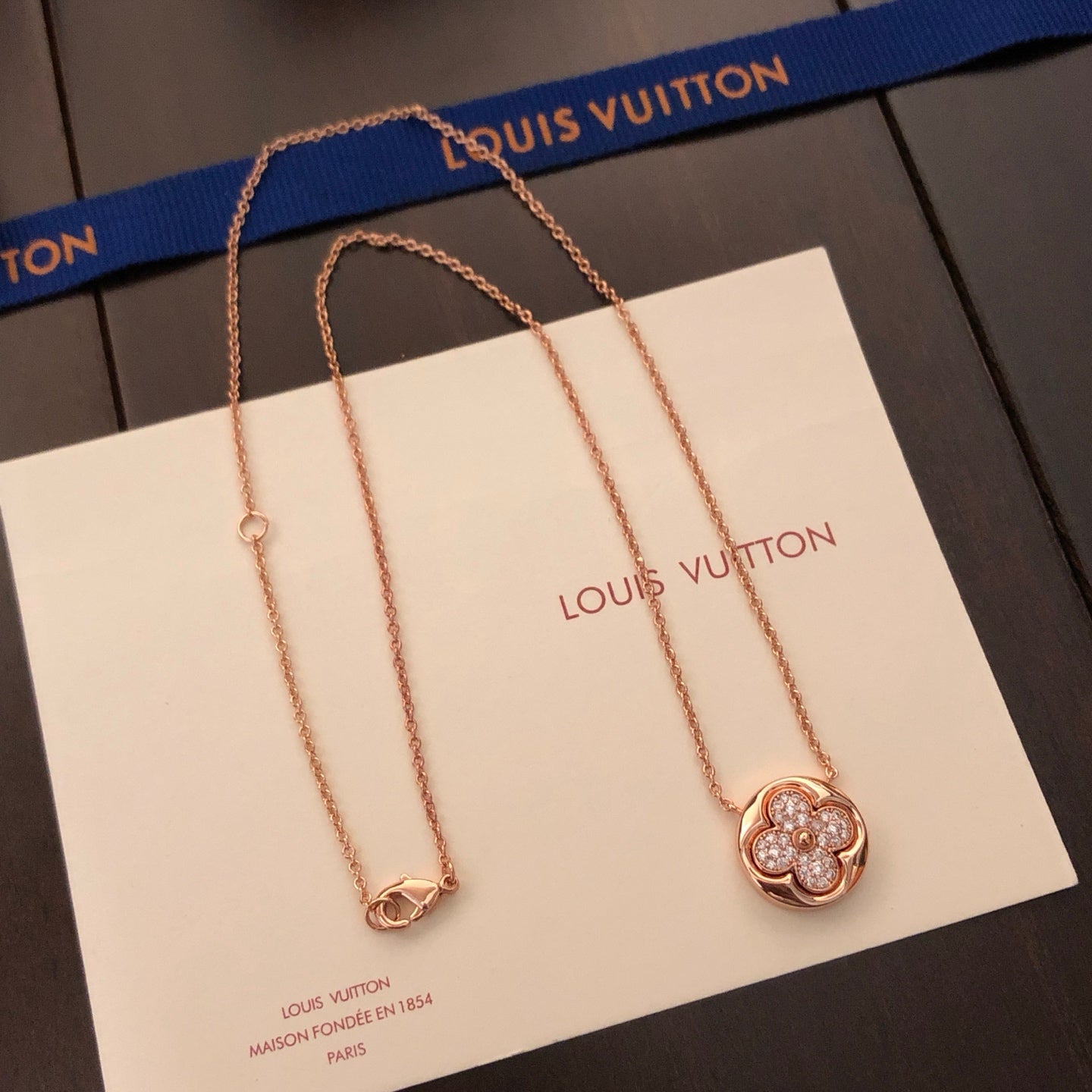 Full-Diamond Four-Leaf Clover Necklace