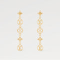 18K Louis Lace Long Earrings