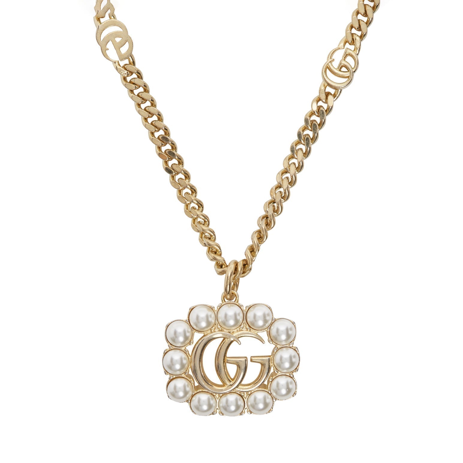 18K GG Pearl Necklace
