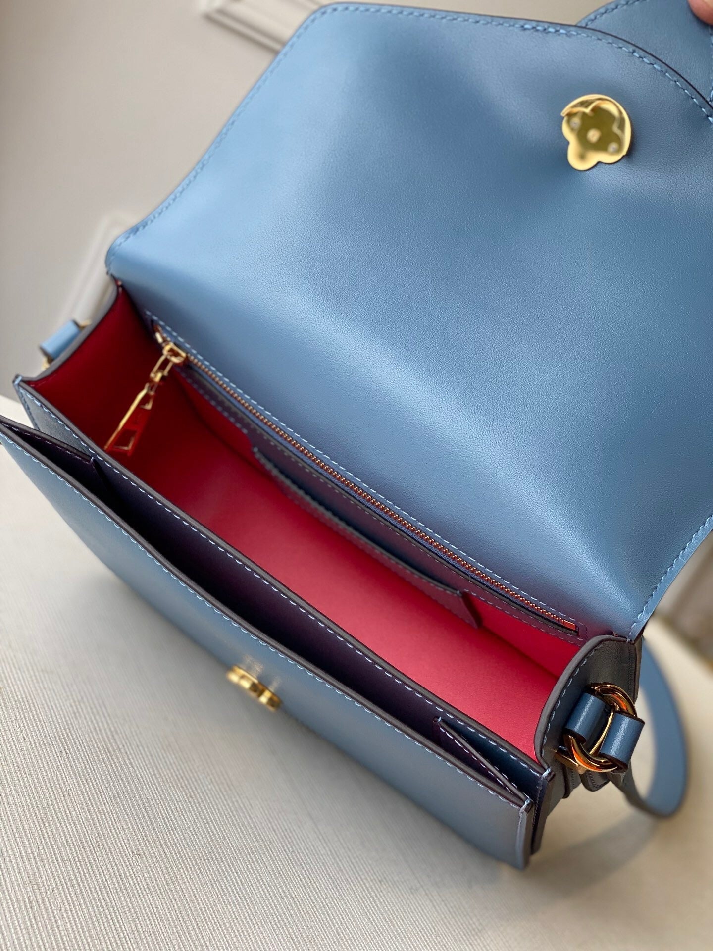 handbag sun blue