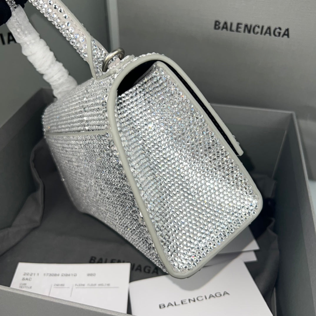 B a l e n c i a g a shine 19x8x21cm hourglass