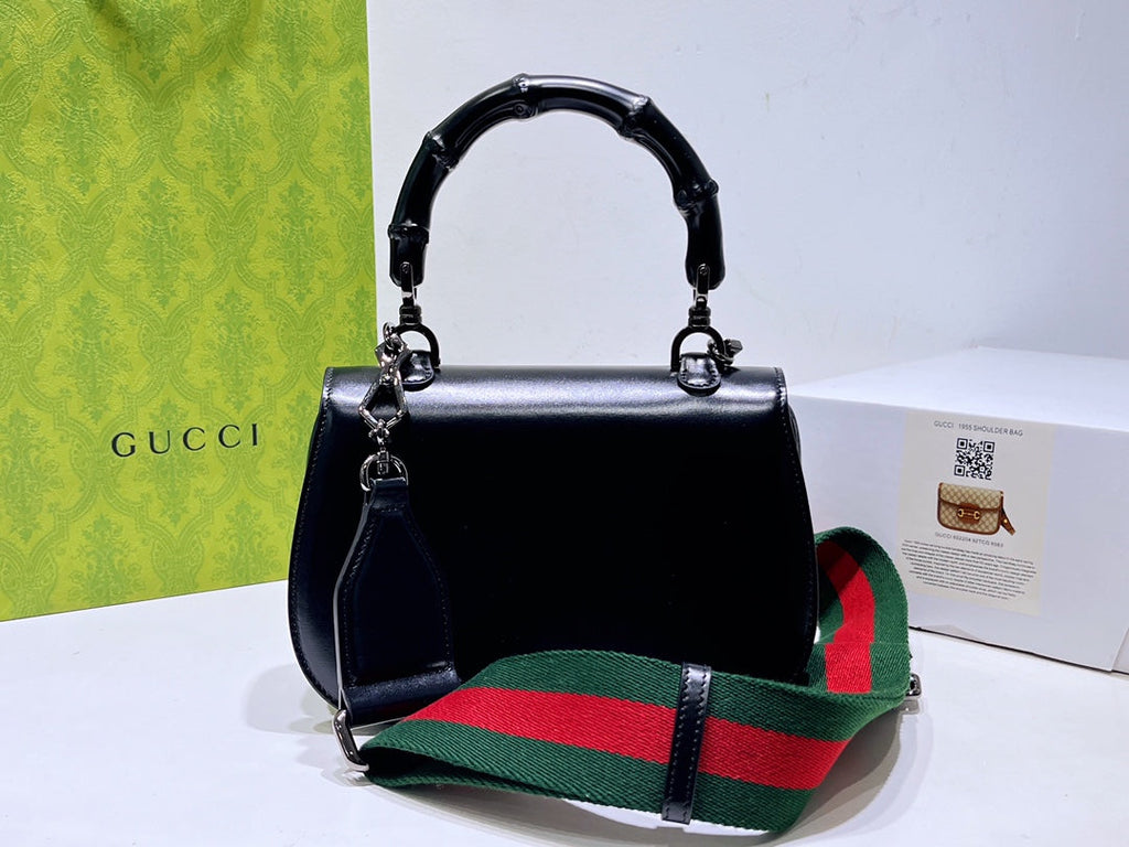 G u c c i bamboo 21*15*7cm。