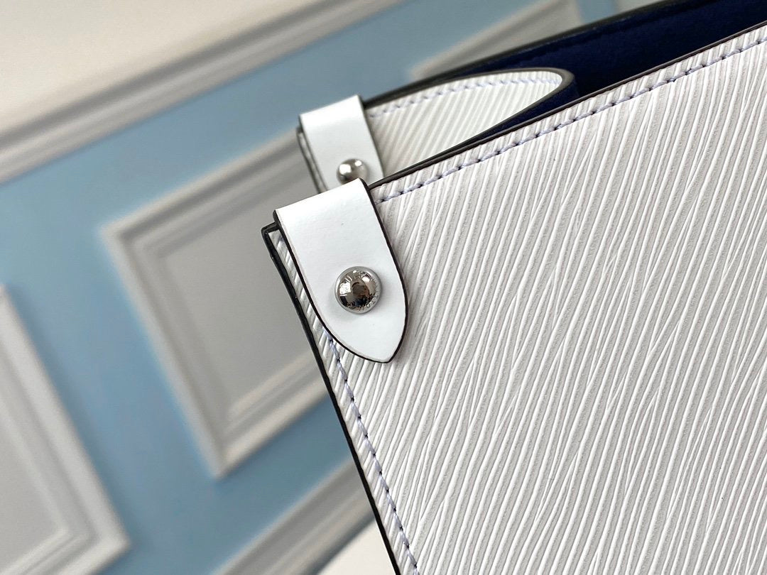 Large white handbag
