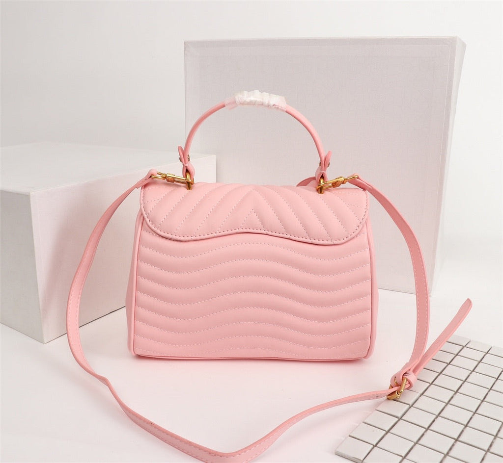 cute pink color handbag