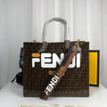 F endi brown tote