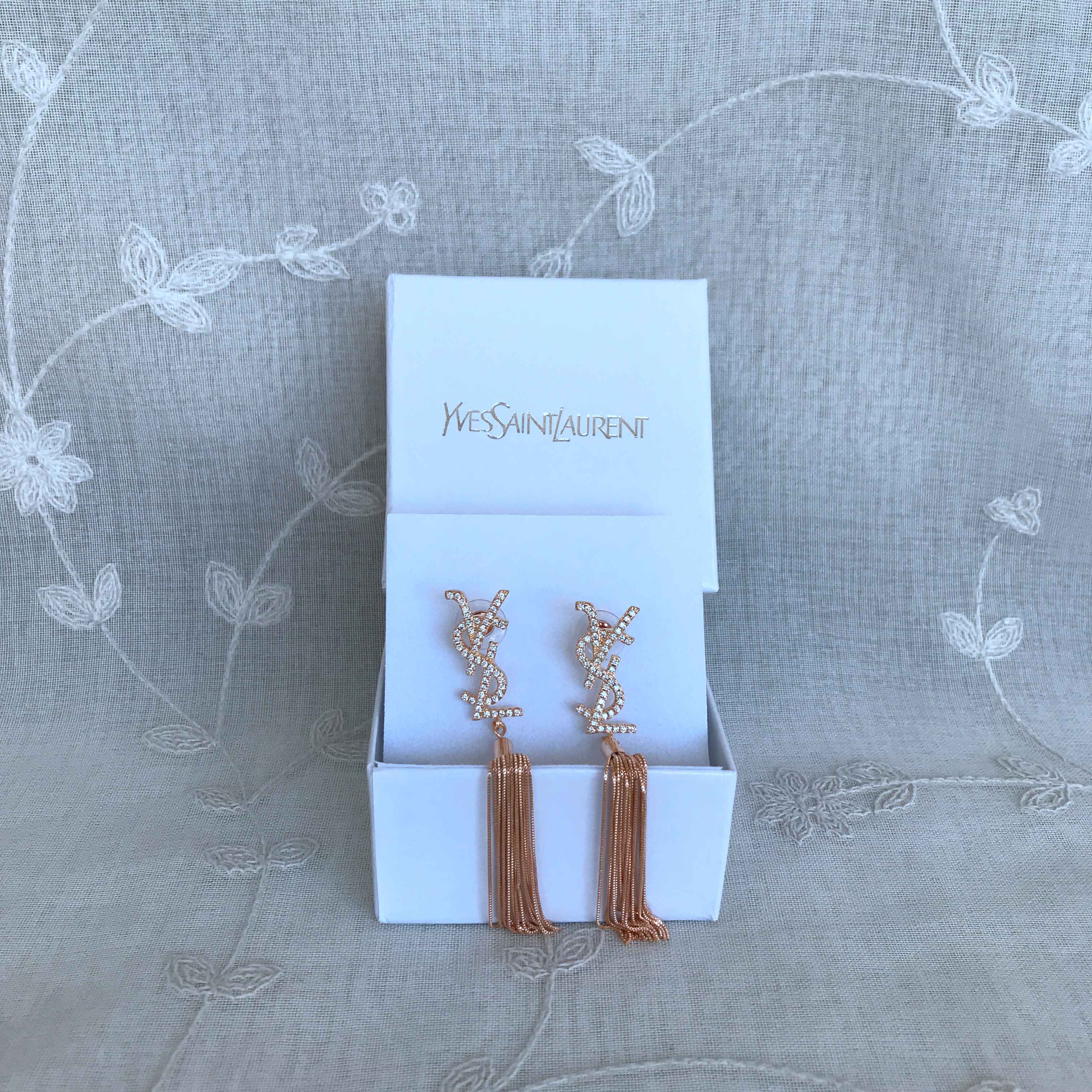 Y s l earrings