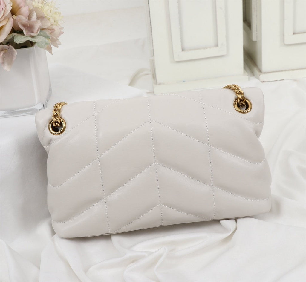 LOULOU PUFFER white