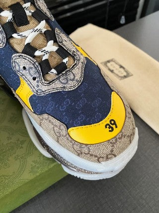G u c c i /b a l e n c i a n g a calab blue/yellow