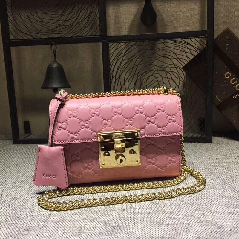 metal lock hand bag