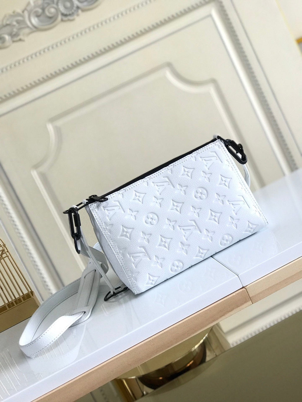 Monogram Empreinte white