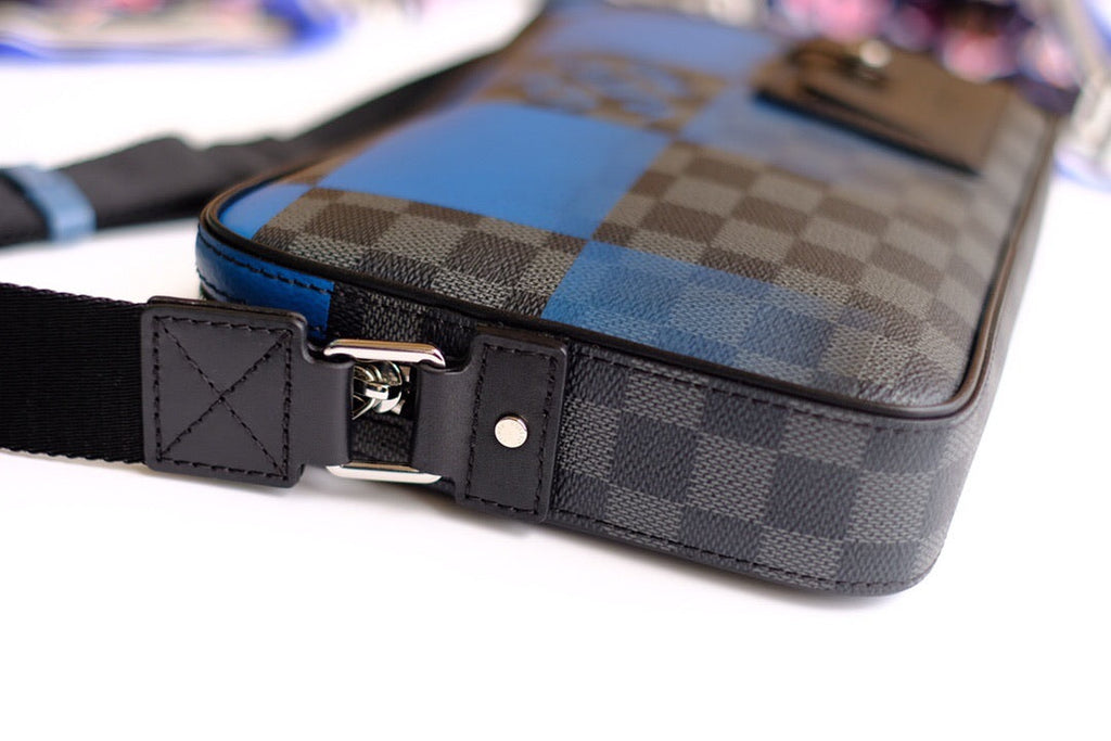New blue travel bag