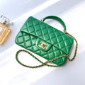 C h a n e l green 20x12x6cm
