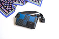 New blue travel bag