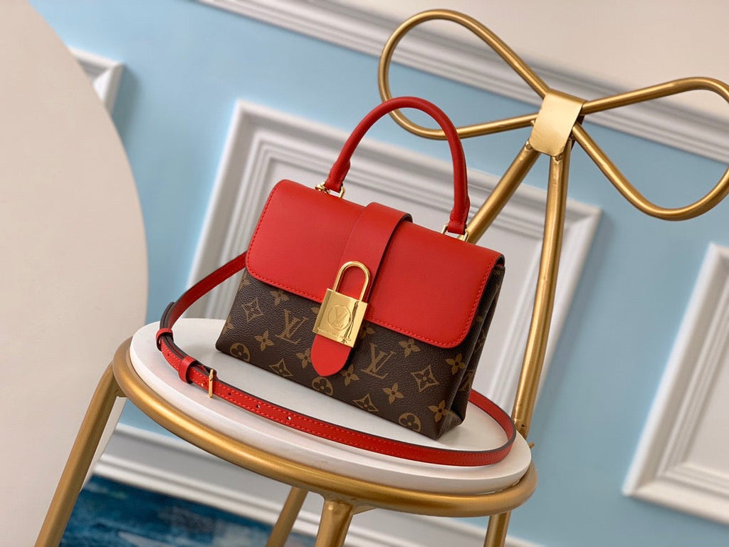lock handbag 21.0 x 17.0 x 8.0 cm