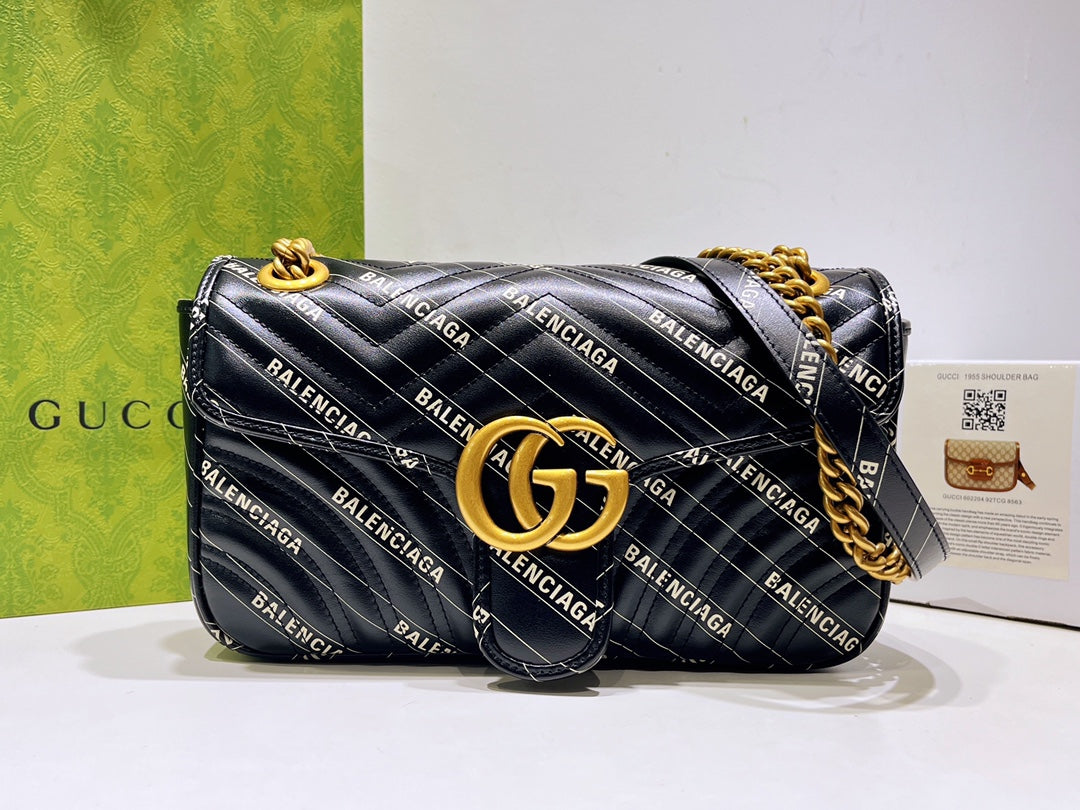G u c c i marmont 26*15.5*6cm