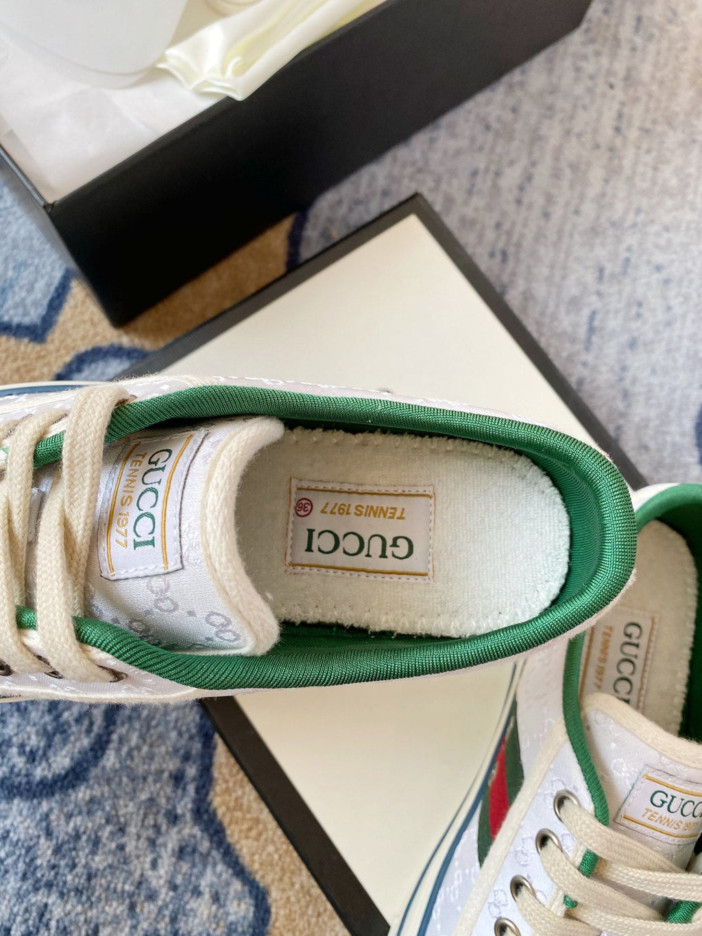 G u c c I tennis sneakers