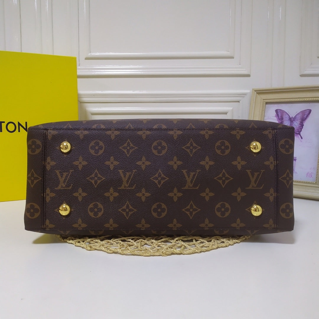 retro flower brown handbag