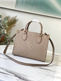 Bicolor cream handbagf