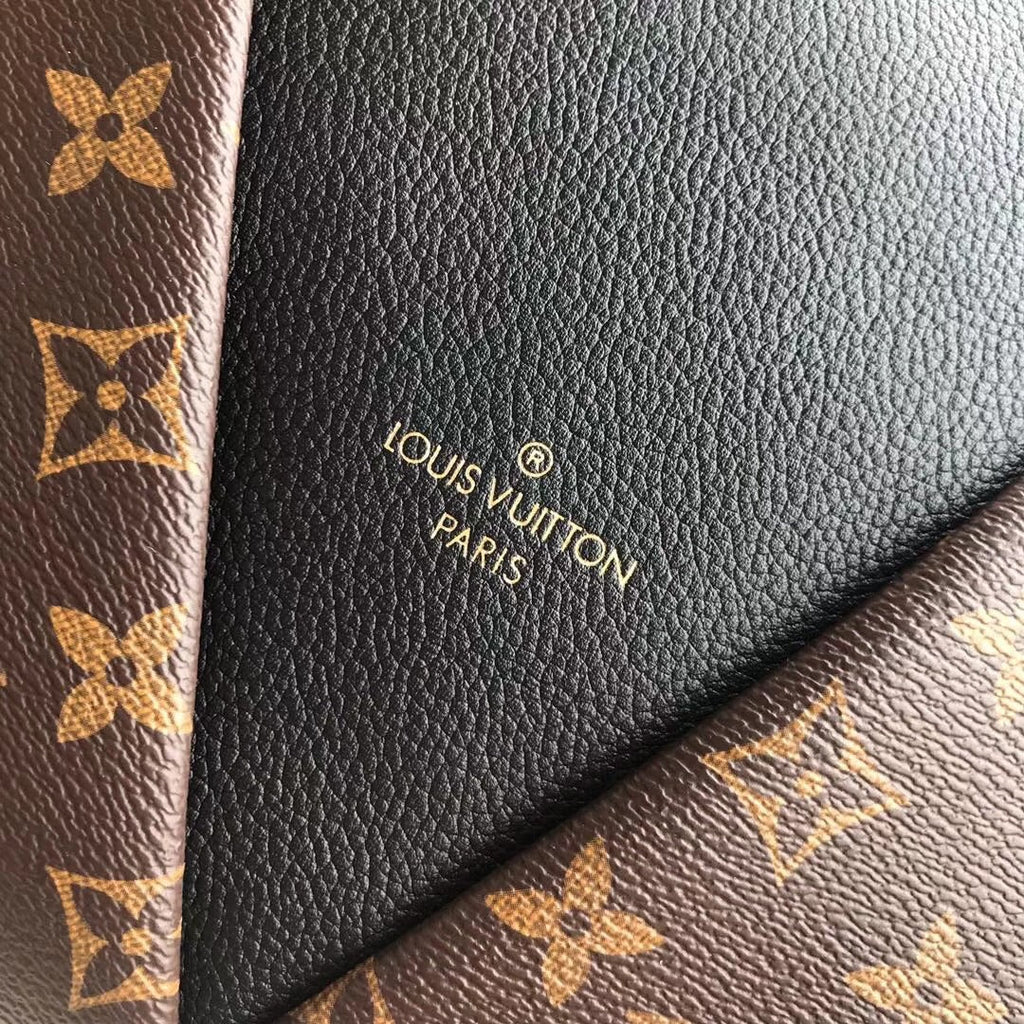 monogram black handbag