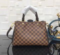 Simple checked printed handbag