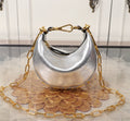 fashion hadnbag silver 16.5 x 14 x 5 cm