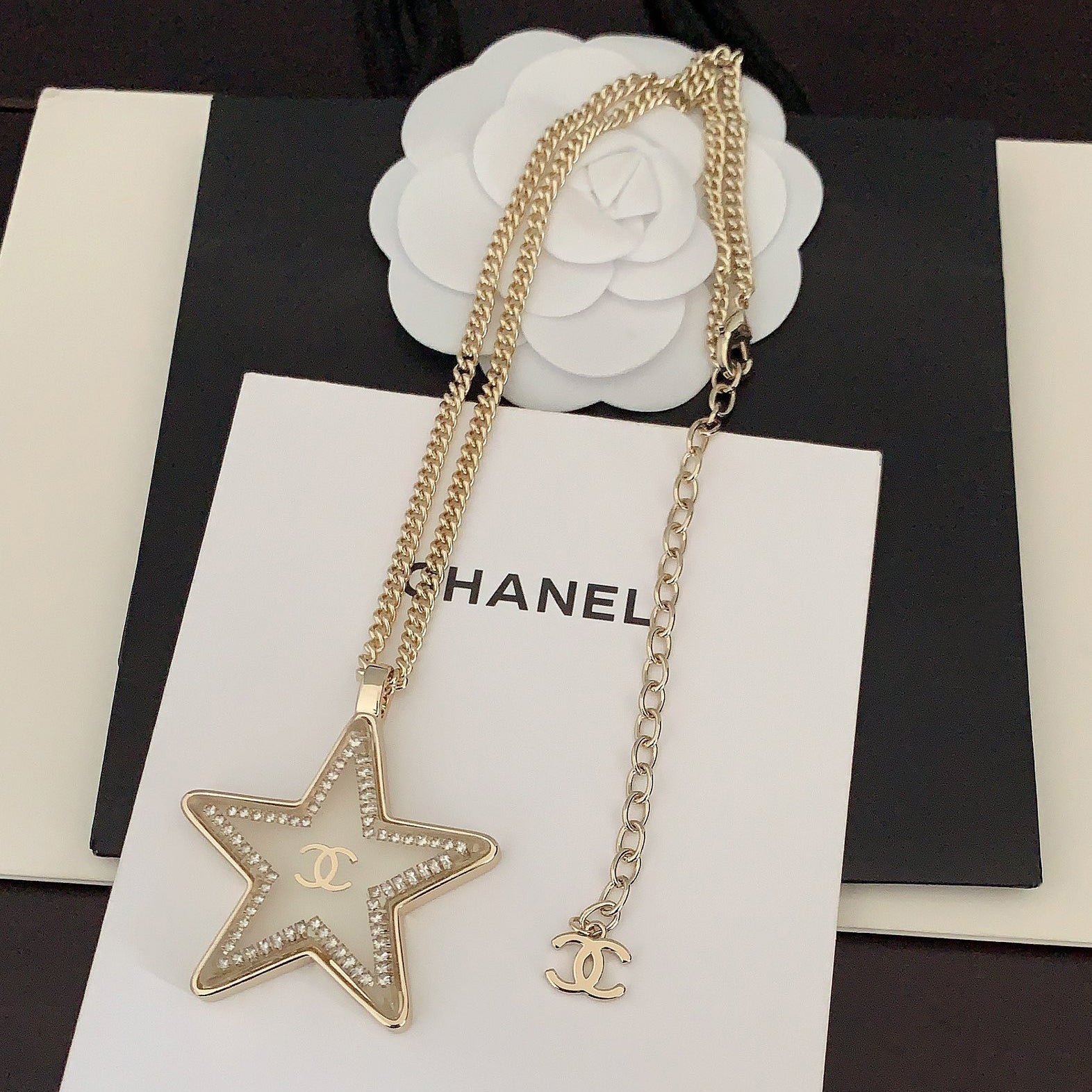 18K CC Star Chain Necklace